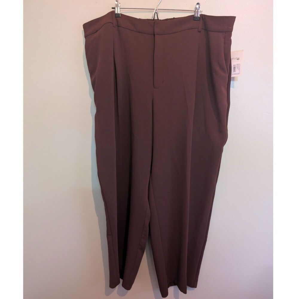 A New Day The Essential Trouser High Rise Brown 24R NWT